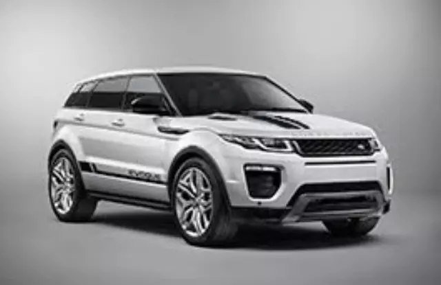 VPLVB0157PAB - Exterior: Vehicle Decals, Urban, Bonnet, Black for Land Rover: Range Rover Evoque Image