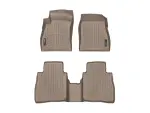 4512791454912 - : Tan FloorLiner™ DigitalFit®, Front &amp; 2nd Row for WeatherTech Image