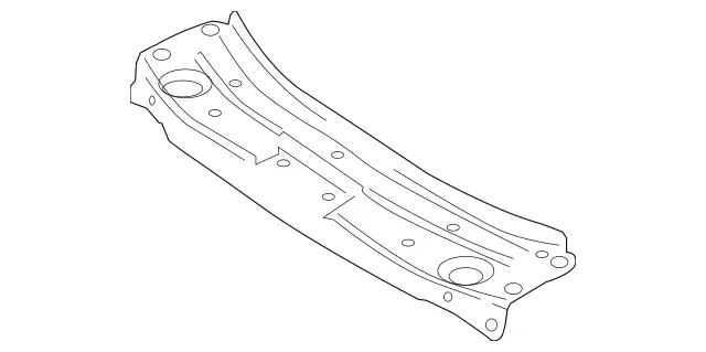 1646200486 - Cowl, Front Panel: Carrier for Mercedes-Benz: GL320, GL550, ML320, ML350, ML450, ML500, ML550, ML63 AMG Image image