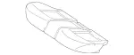 2129201550 - Body: Seat Cushion Pad for Mercedes-Benz Image