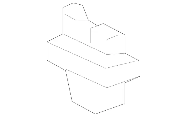 21281101407H52 - : Sun Visor Bracket for Mercedes-Benz Image