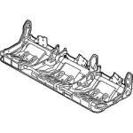 EK4Z9963160N - Body: Seat Frame for Ford: Transit-150, Transit-250, Transit-350, Transit-350 HD Image