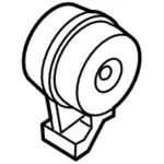 JK4Z5A669A - : Axle Housing Damper for Ford Image