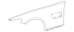 1908800106 - Attachment Parts: Fender, Front for Mercedes-Benz Image