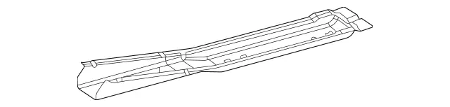 1676103800 - Cowl, Front Panel: Longitudinal Member for Mercedes-Benz: GLE350, GLE450, GLE450e, GLE53 AMG, GLE580, GLE63 AMG S, GLS450, GLS580, GLS63 AMG, Maybach GLS600 Image image