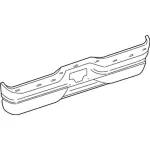 XL1Z17906CA - Body: Bumper for Ford: Expedition Image