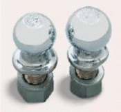 F5TZ19F503B - Body: Trailer Hitch Ball, 2" for Ford: Edge, Escape, Explorer | Lincoln: MKX | Mercury: Mariner Image