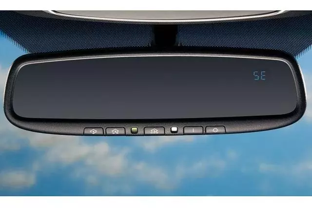 A9062ADU00 - Interior: Auto Dimming Mirror W/ Homelink &amp; Compass for Kia Image