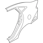 G2BZ5427840A - Body: Quarter Panel for Ford: Fiesta Image