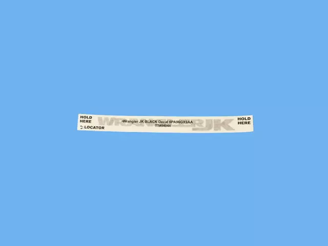 Front Fender Decal - Mopar (6PA96GX9AA)