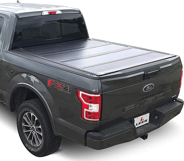 VNL3Z84501A42A - Exterior: Leer Group Hard Folding 4 Panel 5.5 Bed Cover for Ford Image