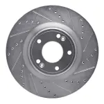 63103034R - : DFC Brake Rotor - Drilled and Slotted - Silver for DYNAMIC FRICTION Image