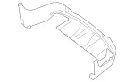 2538855002 - Detachable Parts: Trim, Bumper for Mercedes-Benz Image