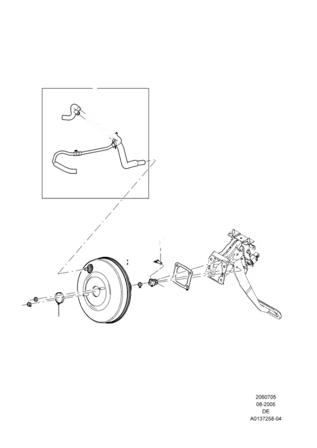 2L1Z2152AA - Body: Master Cylinder Gasket for Ford Image