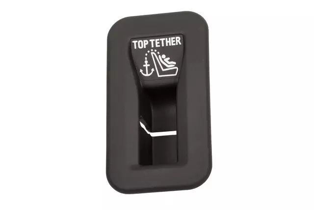 13404638 - : Jet Black Rear Seat Shoulder Belt Guide Bezel for GM Image