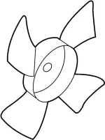 9212110Y00 - HVAC: Fan Blade for INFINITI: FX45, G35, J30, Q45 Image