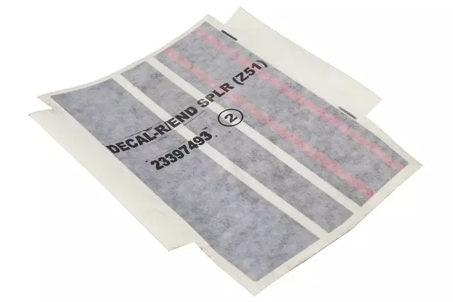 23397493 - : Part# 23397493 Rear End Spoiler Decal for Chevrolet: Corvette Image