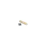 1493 - : Carburetor Throttle Cable Adapter Plate for Ford 351M/400 in Gold Finish for Edelbrock Image