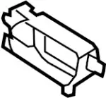 80671JK000 - : Handle, Inside for INFINITI: G25, G35, G37, Q40, Q60 Image