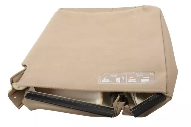 22760770 - : Light Cashmere 3rd Row Driver Side Seat Back Cover for Cadillac: Escalade ESV | Chevrolet: Suburban 1500, Suburban 2500, Tahoe | GMC: Yukon, Yukon XL 1500, Yukon XL 2500 Image
