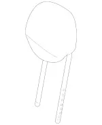 20997013503C37 - Body: Headrest for Mercedes-Benz Image