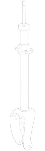1673237400 - : Suspension Strut for Mercedes-Benz Image