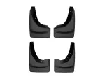 110137120137 - : Black MudFlap No-Drill DigitalFit® MudFlap Kit for WeatherTech Image
