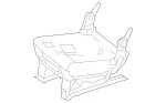 2519204520 - Rear Seat Bench: Seat Frame Base for Mercedes-Benz Image