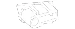 9065850022 - Body: Storage Box Insert for Mercedes-Benz Image