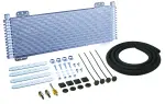 13633 - : 13 Row Series 9500 Plate &amp; Fin Transmission Cooler Kit, 5/8" Inverted flare for Derale Image