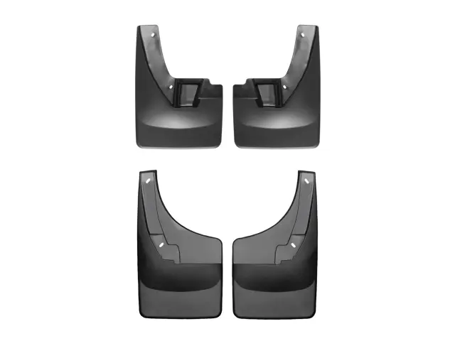110024120024 - Accessories: Black MudFlap No-Drill DigitalFit® MudFlap Kit for WeatherTech Image