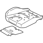 FT4Z58632A22WB - : Pad Seat Cushion for Ford Image