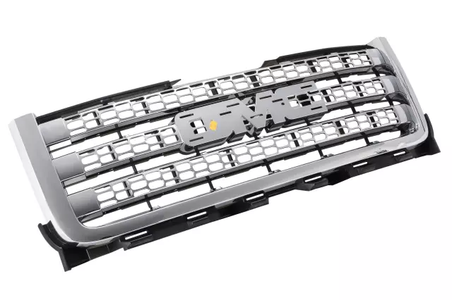 Bright Chrome Front Grille with Clips - GM (23203128)
