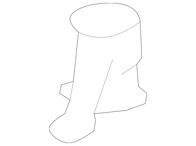 2518310746 - Body: Center Duct for Mercedes-Benz Image