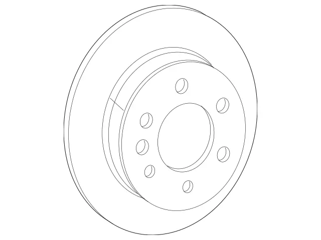 907423010007 - : Disc Brake Rotor for Mercedes-Benz: Sprinter 3500, Sprinter 3500XD, Sprinter 4500 Image