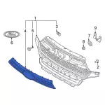 MB5Z8200KAPTM - Body: Lower Grille for Ford: Explorer Image image