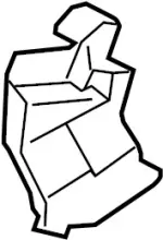 27125JK60A - HVAC: Outlet Duct for INFINITI: EX35, EX37, FX35, FX37, FX50, QX50, QX70 Image