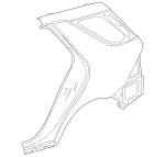 1666302703 - Side Walls: Side Wall for Mercedes-Benz: GLE300d, GLE350, GLE400, GLE550e, GLE63 AMG, ML250, ML350, ML400, ML550, ML63 AMG Image