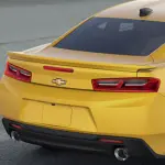 23353008 - Exterior: High Wing Spoiler - Coupe - Bright Yellow for Chevrolet: Camaro Image