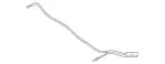 222880620264 - Attachment Parts: Hood Cable for Mercedes-Benz Image