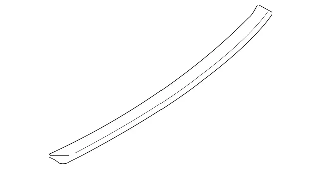 2187900288 - Trunk Lid: Rear Spoiler Attachment for Mercedes-Benz: CLS400, CLS550, CLS63 AMG, CLS63 AMG S Image