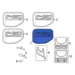 NL3Z16720DL - : Nameplate for Ford: F-150 Lightning Image