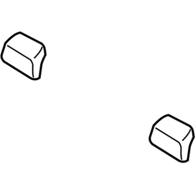 HS7Z54611A08AB - Body: Headrest Cover for Ford: Fusion, Police Responder Hybrid, SSV Plug-In Hybrid Image