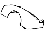 DA5Z3530AA - Steering: Shroud for Lincoln: MKS Image