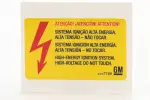 94707749 - : High Voltage Battery Warning Label for GM Image