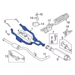 LK4Z5F250A - Exhaust: Catalytic Converter for Ford: Transit-150, Transit-250, Transit-350, Transit-350 HD Image