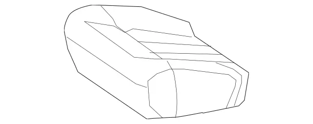 16492074467G55 - Body: Seat Cover for Mercedes-Benz Image