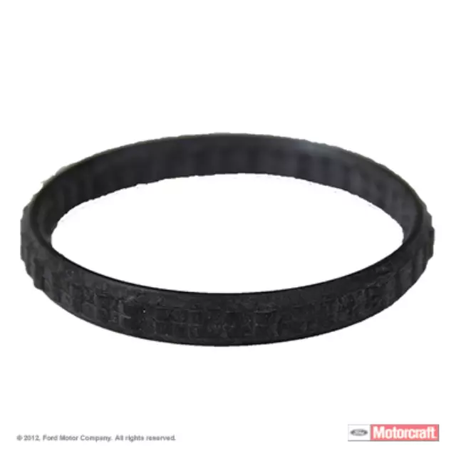 7T4Z8590A - : 2007-2024 Ford - Engine Coolant Thermostat Housing Gasket for Ford: Edge, Expedition, Explorer, F-150, Flex, Fusion, Mustang, Police Interceptor Sedan, Police Interceptor Utility, Taurus, Taurus X, Transit-150, Transit-250, Transit-350, Transit-350 HD | Lincoln: Continental, MKS, MKT, MKX, MKZ, Navigator | Mercury: Sable Image