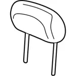 1L5Z35611A08CAD - Body: Headrest for Ford: Explorer Sport, Explorer Sport Trac Image