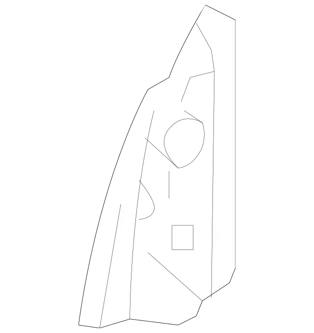 1647250198 - Front Doors: Seal for Mercedes-Benz: GL320, GL550, ML320, ML350, ML450, ML500, ML550, ML63 AMG Image image